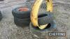 Qty of Wheels & Tyres c/w JD 8x36 wheel rim UNRESERVED LOT