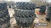 4no. JCB 15.5-25 Tyres UNRESERVED LOT - 2