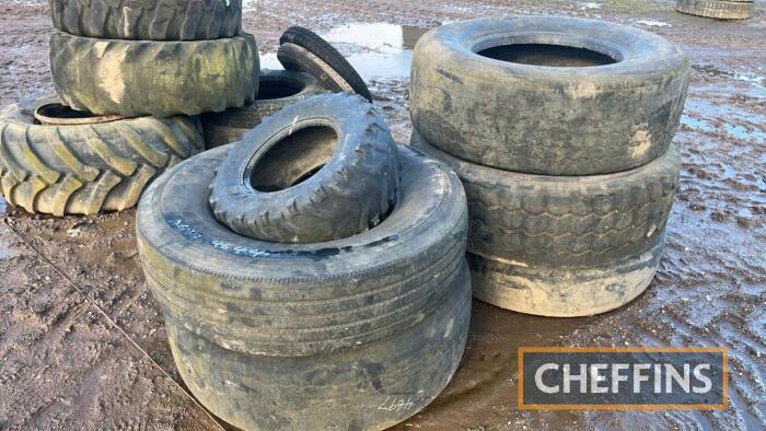 Qty of Wheels & Tyres to inc 385/65 R22.5, 315/80R 22.5 etc UNRESERVED LOT