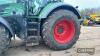 Fendt 828 Tractor 2 owners, direct from farm, new engine fitted 18 months ago, front linkage, registration documents in office Reg No: YX16 CJO Ser. No. 842231816 - 7