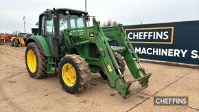 John Deere 6220 c/w JD 631 Loader Reg. No. SP51 GCX Ser. No. LO6220U324482