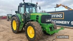 2007 John Deere 6830 Tractor c/w Auto Power, tls, air brakes, front links, registration documents in office Reg. No. SF57 FWA Ser. No. LO6830R542648