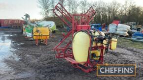 Hardi NK600 Sprayer circa 600ltr, manual booms & controls, circa 12m, mix tank