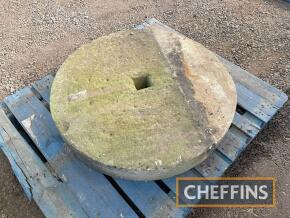 Stone mill wheel 35inch diameter x 6inch