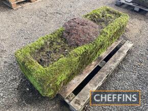 Stone trough Lx57inch Wx16inch Hx13inch