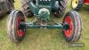 1942 MARSHALL Model M single cylinder diesel TRACTOR Reg. No. DS 6484 Serial No. 1590 Fitted with rear winch, repair to cylinder head Supplied with blue V5, Condie Marshall books & photocopy instructions Due to extremely restricted access, loading will - 10