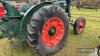 1942 MARSHALL Model M single cylinder diesel TRACTOR Reg. No. DS 6484 Serial No. 1590 Fitted with rear winch, repair to cylinder head Supplied with blue V5, Condie Marshall books & photocopy instructions Due to extremely restricted access, loading will - 17