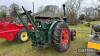 1942 MARSHALL Model M single cylinder diesel TRACTOR Reg. No. DS 6484 Serial No. 1590 Fitted with rear winch, repair to cylinder head Supplied with blue V5, Condie Marshall books & photocopy instructions Due to extremely restricted access, loading will - 32