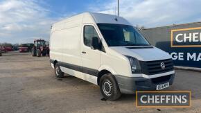 Volkswagen Crafter CR35 TDI Panel Van 2ltr manual, diesel, right hand drive, 3 seats, registration documents and spare keys in office MOT: 10/10/2025 Miles: approx 152,630 Reg. No. DL16 MPV