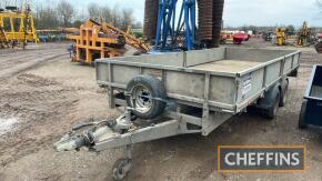 2011 Ifor Williams 4 wheel Trailer c/w sides, ramps, spare wheel and tyres (unused)