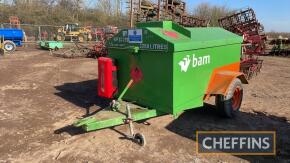 Ace Plant 2250lt Bunded Bowser, Single Axle c/w Honda pup and hand pump