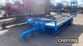 Admiral Trailed 15ft 7ton Low Loader Trailer c/w ramps & lights