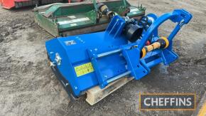 Maple 1.45m Heavy Duty Flail Mower hydraulic offset headstock, PTO shaft, heavy duty hammer flails unused