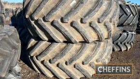 Trelleborg TM1060 VF Tyres set of front and rear tyres, 650/60/38 & 750/70/44, from Fendt 942