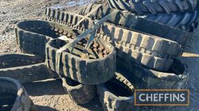 Pallet of Rubber Tracks UNRESERVED LOT