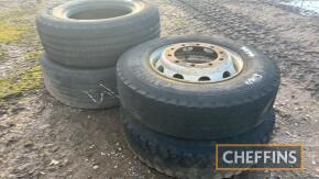 1no. 11R x 22.5 10 Stud Rims & 385 x 65 x 22.5 Tyres UNRESERVED LOT