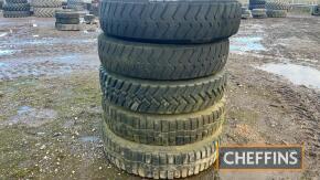 Qty of Wheels & Tyres to include 11.00 R24 UNRESERVED LOT