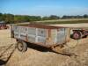 Massey Ferguson 3tonne wooden dropside trailer