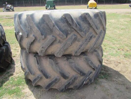 2no. Goodyear 710/70 R38 Tyres