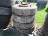 4no. 12-22.5 Wheels & Tyres UNRESERVED LOT