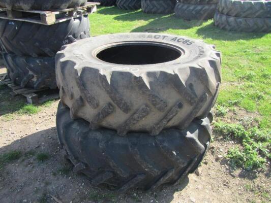 2no. 16.9-28 Tractor Tyres