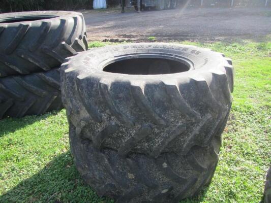 2no. Firestone 540/65 R28 Tyres