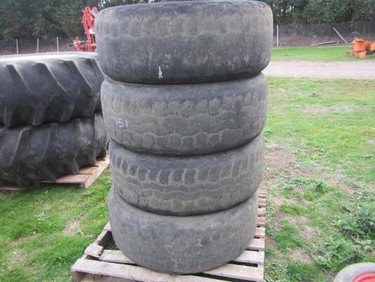 4no. 15Rx22.5 Tyres UNRESERVED LOT
