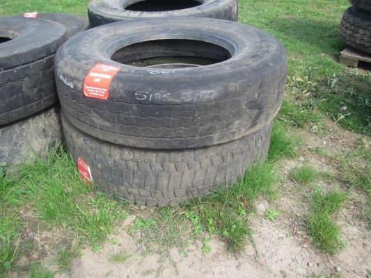 4no. 295/80 R22.5 Tyres UNRESERVED LOT