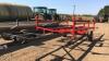 Irrigation Pipe Trailer c/w steering axle, sprung axle, pipe cradle, hydrant box, sprung drawbar