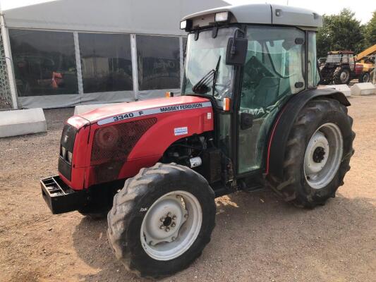 2001 Massey Ferguson Vineyard Tractor Reg. No. Y958 FTT Ser. No. 210109 Hours: 4650