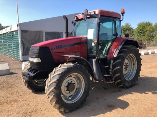 Case MX110 4wd Tractor No V5 Hours: 6421