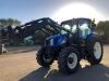 New Holland TS 100A 4wd Tractor c/w FL 120 loader Reg. No. SV56 CXO Hours: 5900