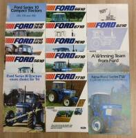 Ford tractor brochures and flyers, 1981 - 1984, a comprehensive set (14)