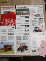 Massey Ferguson tractor and combine harvester brochures and flyers, 1970s-1990 (14)