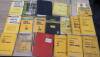 Large qty of Komatsu, JCB, Leyland, Massey Ferguson, Fiat, David Brown and Bristol workshop operators and parts manuals