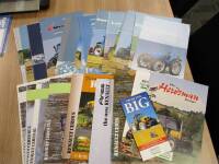 Landini and Renault tractor brochures, flyers etc