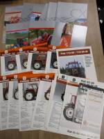 McCormick and Fiat Agri tractor brochures, flyers etc