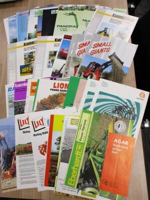 Load Handlers and various implement brochures, a good qty