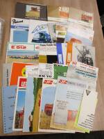 Large qty combine brochures, ex Smithfield shows, 1960s-70s