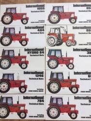 International tractor technical data leaflets