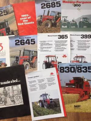 Massey Ferguson tractor and combine brochures