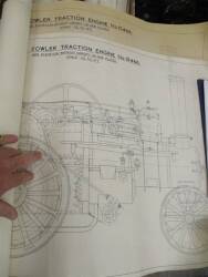 Drawings for a 1½ins Fowler Traction Engine, No. 15466