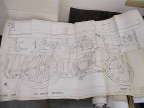 Drawings by RH Clark of 'Thetford Town'