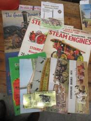 Great Dorset Steam Fair memorabilia inc' early 1970s and 90s posters, catalogues and rally plaques