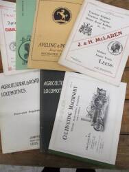 RLS reprint catalogues, Burrell, Allchin, Aveling & Porter, McLaren t/w 3 Fowler reprints