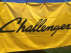 Challenger tractor flag