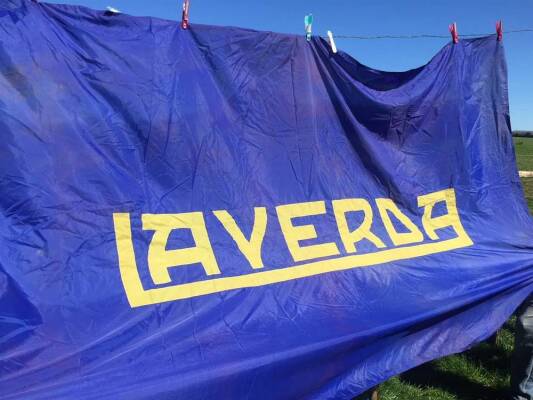 Laverda combine flag