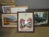 Two mounted and framed ERF T shirts and 3 framed prints (5) ex Jack Richards