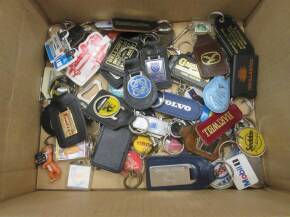 Qty of key fobs inc' Perkins, Seddon, Pirelli, Mobil, Esso etc ex Jack Richards