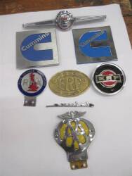 Selection of ERF, Cummins, RHA and AA badges ex Jack Richards